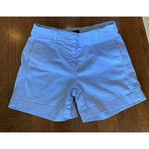 J. Crew Shorts Womens Size 00 Light Blue Flat Front Chino Casual Preppy